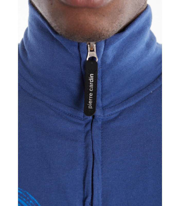 T-shirt homme en col rond avec broderie signature sur la poitrine Pierre Cardin - Noir - Homme - 15.90